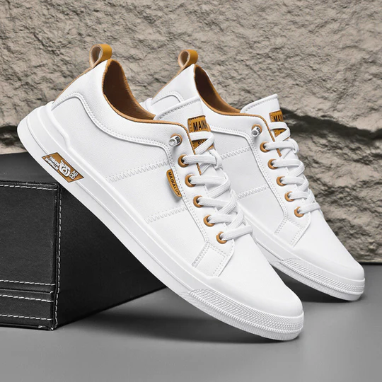 Witte herensneakers