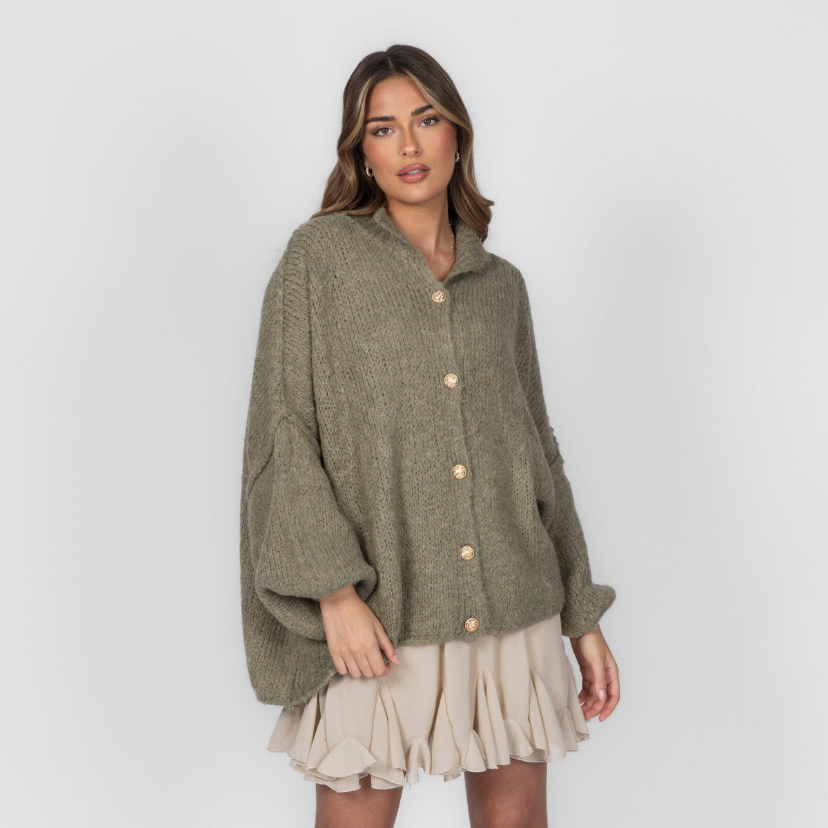 Limited Bundle Oversized Cardigan "CozyGlam" & Rock "Summer"