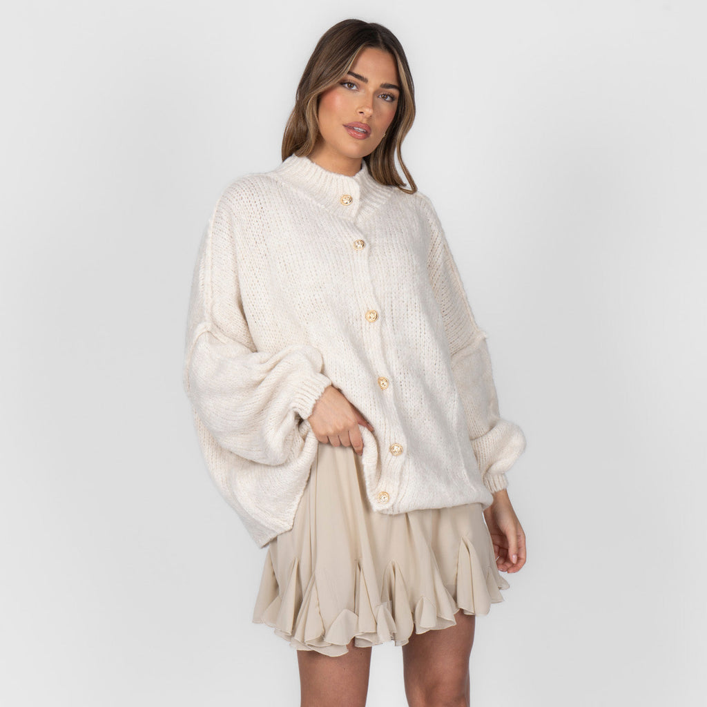 Limited Bundle Oversized Cardigan "CozyGlam" & Rock "Summer"