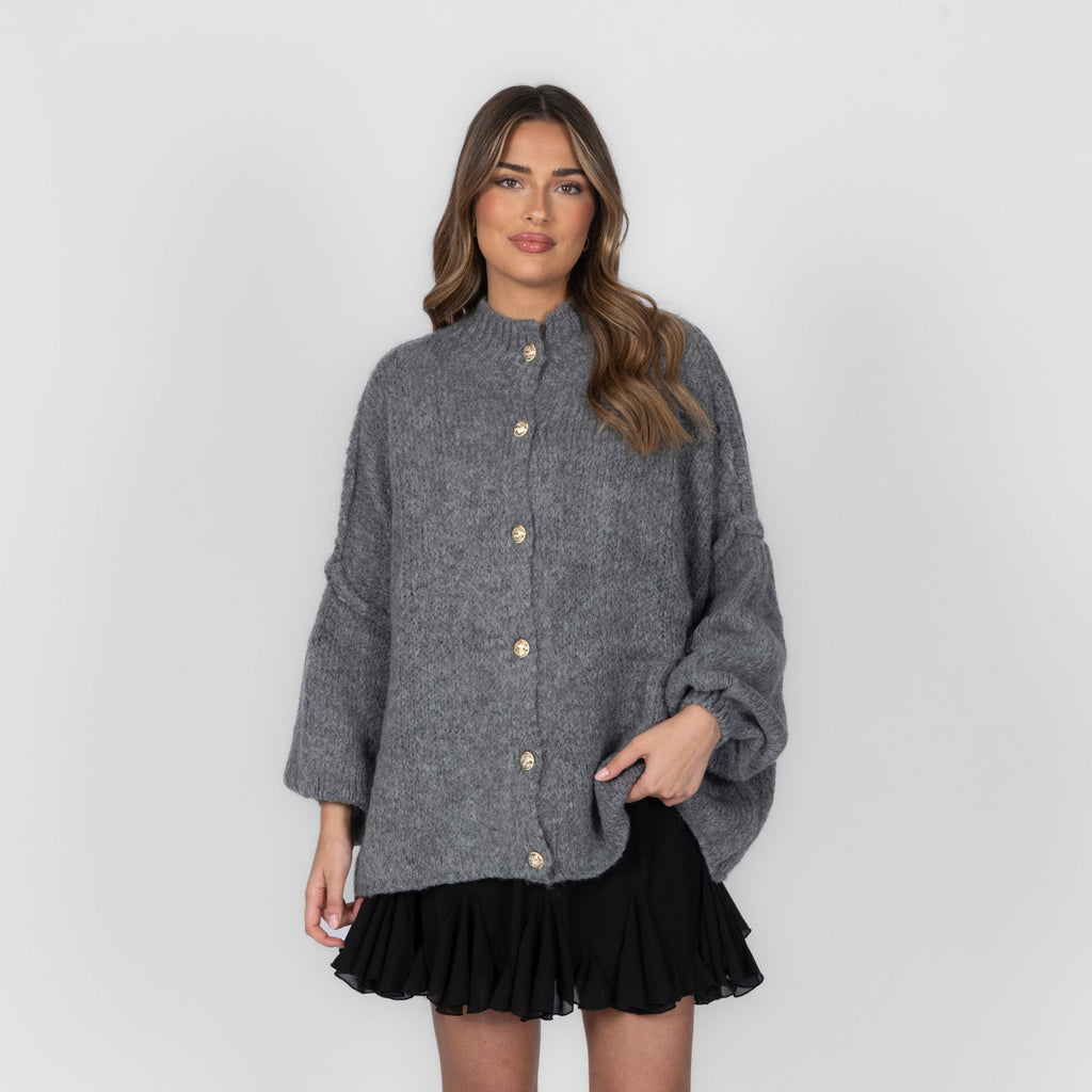 Limited Bundle Oversized Cardigan "CozyGlam" & Rock "Summer"