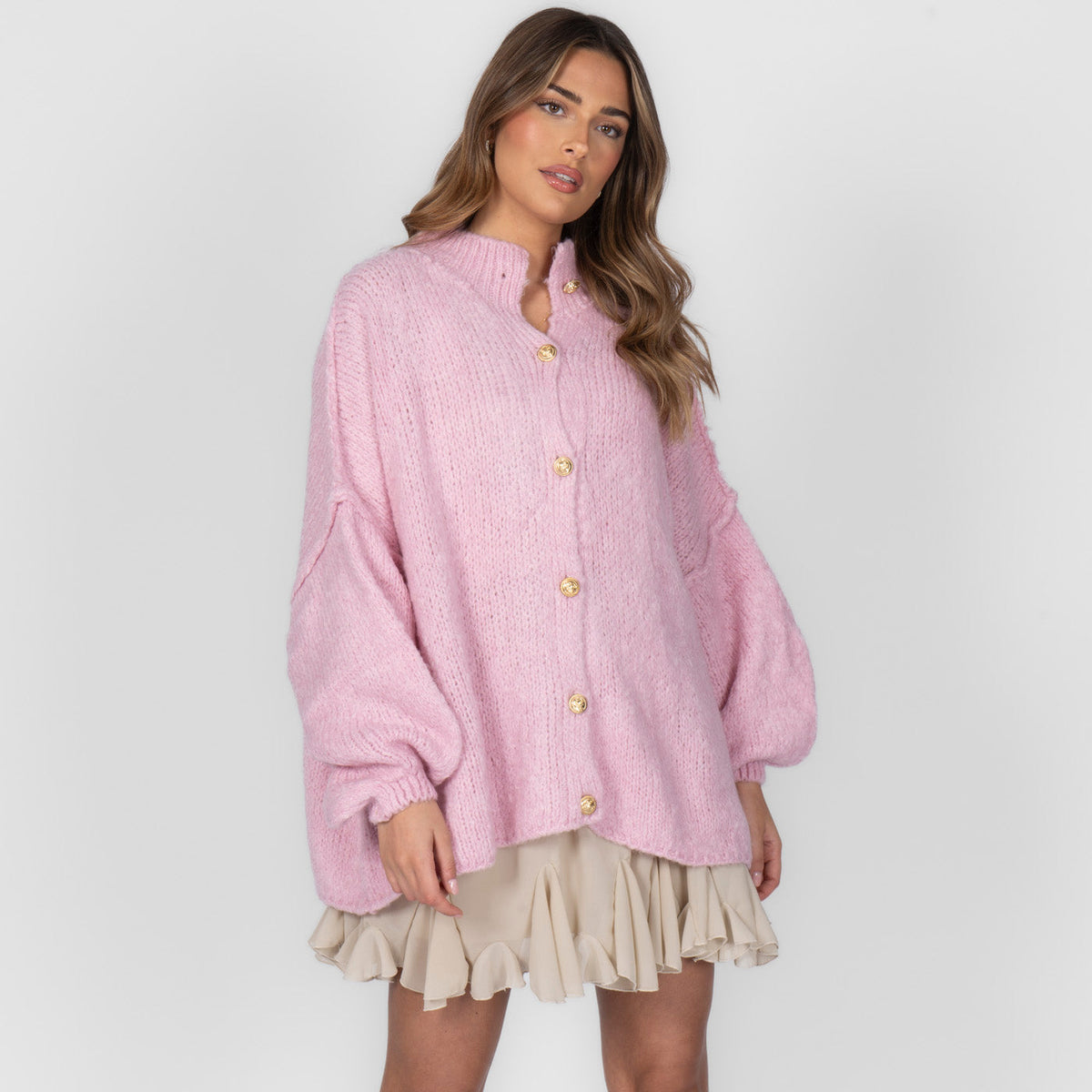 Limited Bundle Oversized Cardigan "CozyGlam" & Rock "Summer"