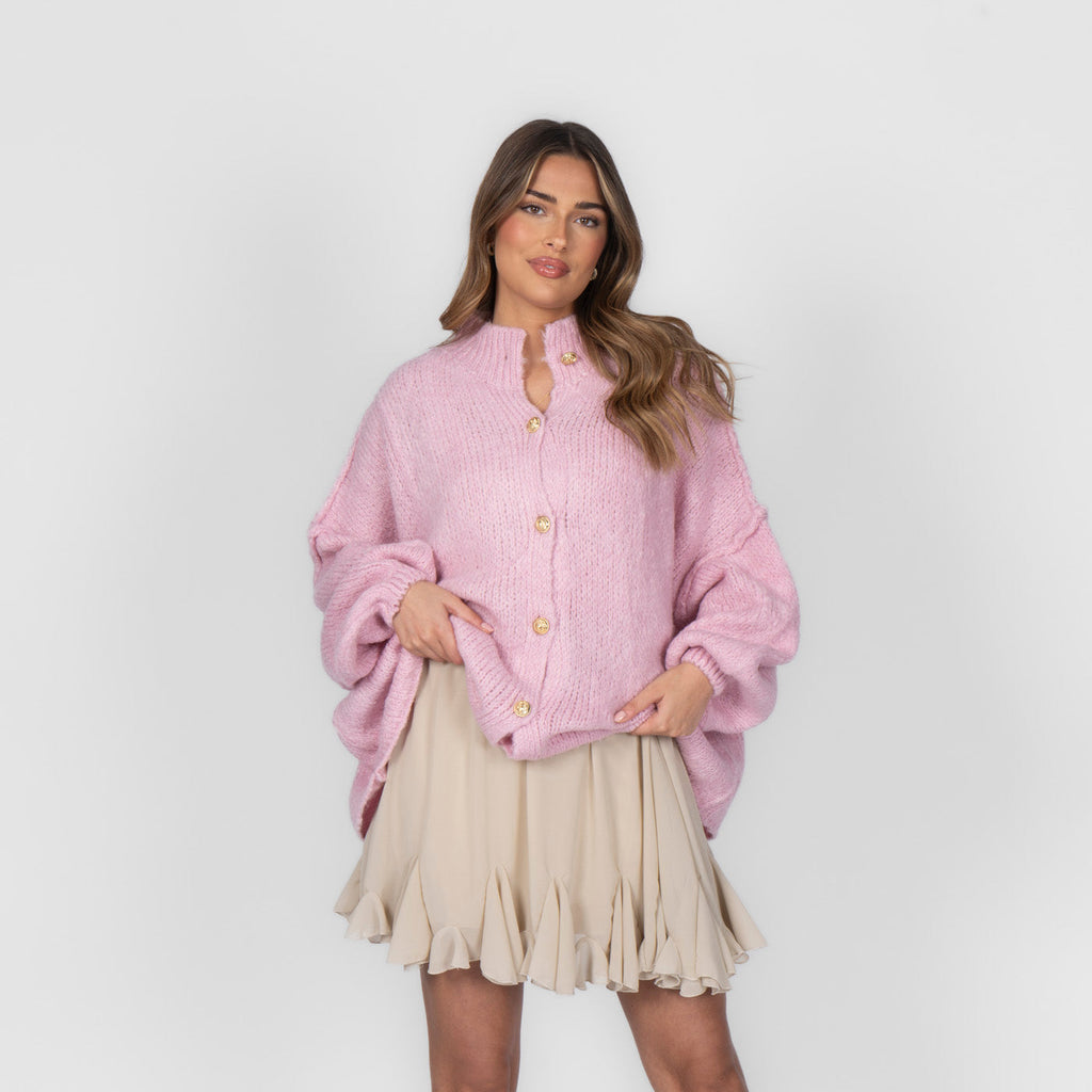 Limited Bundle Oversized Cardigan "CozyGlam" & Rock "Summer"