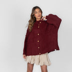 Limited Bundle Oversized Cardigan "CozyGlam" & Rock "Summer"