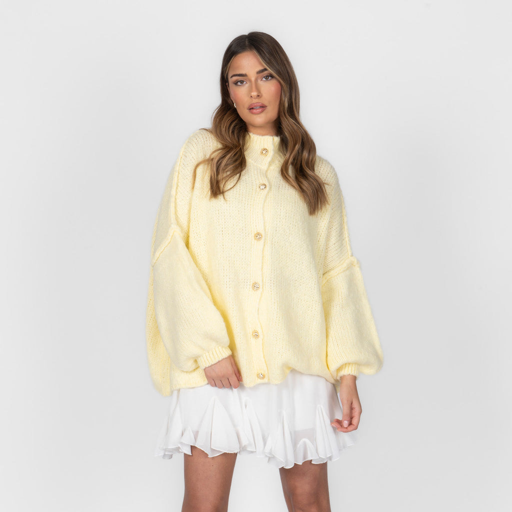 Limited Bundle Oversized Cardigan "CozyGlam" & Rock "Summer"
