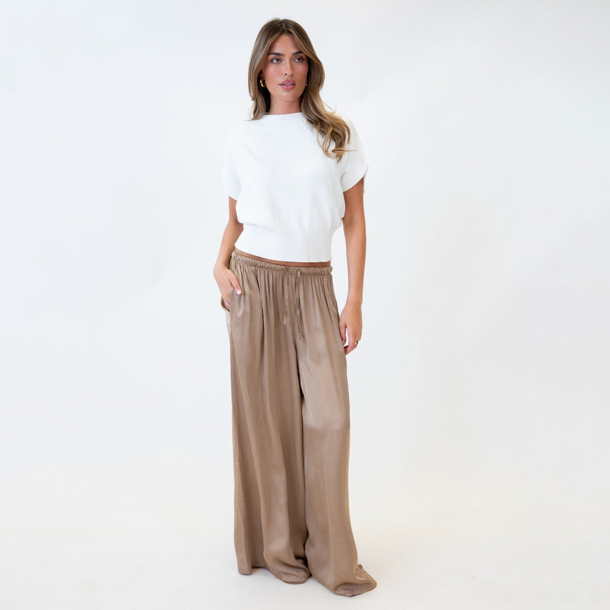 Satin Hose Extra Wide