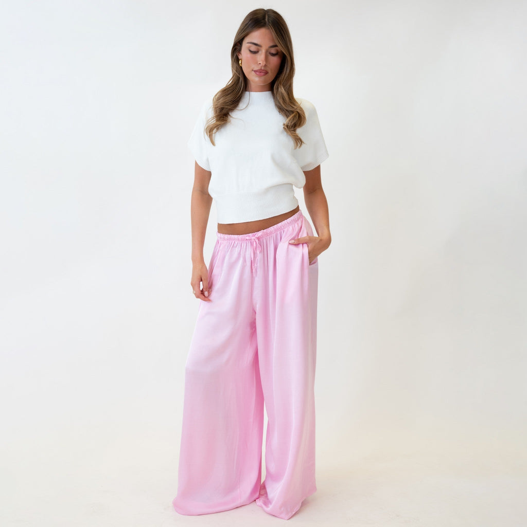 Satin Hose Extra Wide