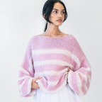 Fluffy Stripe Knit