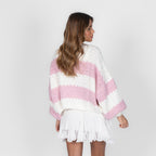 Bold Stripes Oversized Cardigan