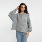 Bouclé Oversized Cardigan Short "CozyGlam"