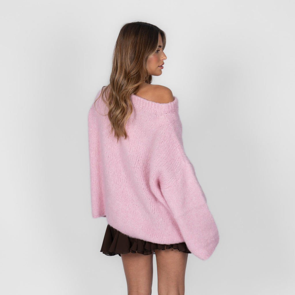 Ultra-Soft Off-Shoulder Knit