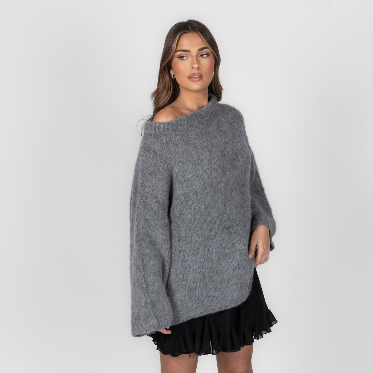 Ultra-Soft Off-Shoulder Knit