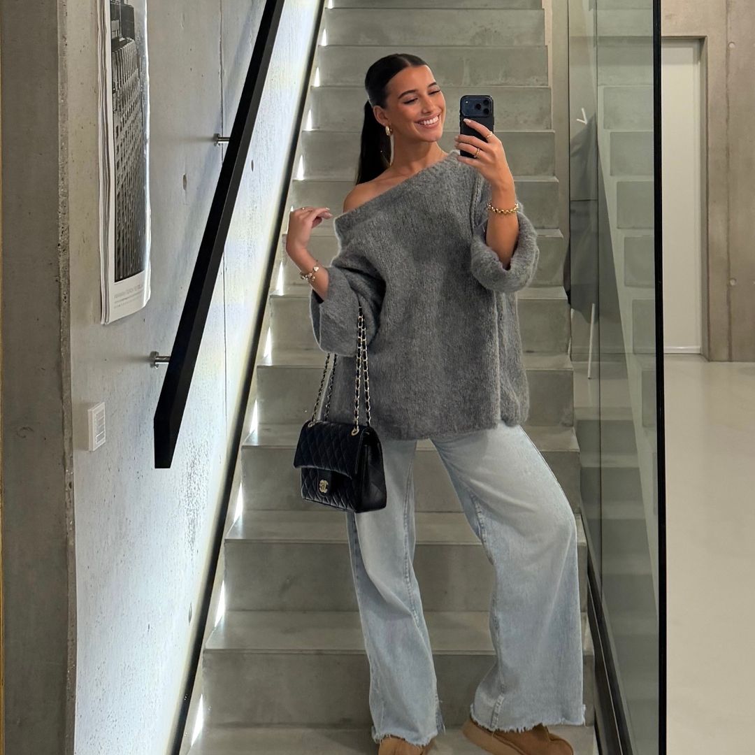 Ultra-Soft Off-Shoulder Knit