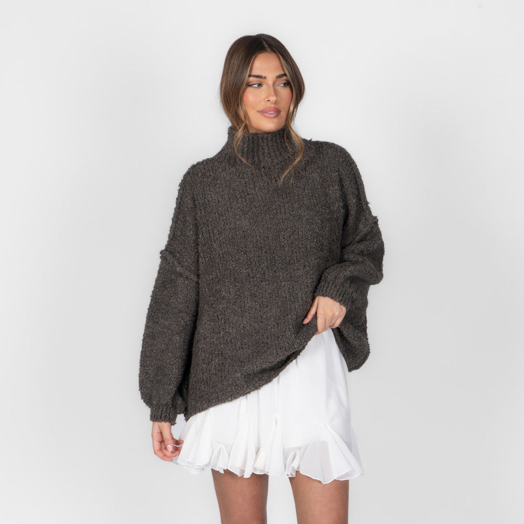 Bouclé Oversize Pullover "CasualCozy"