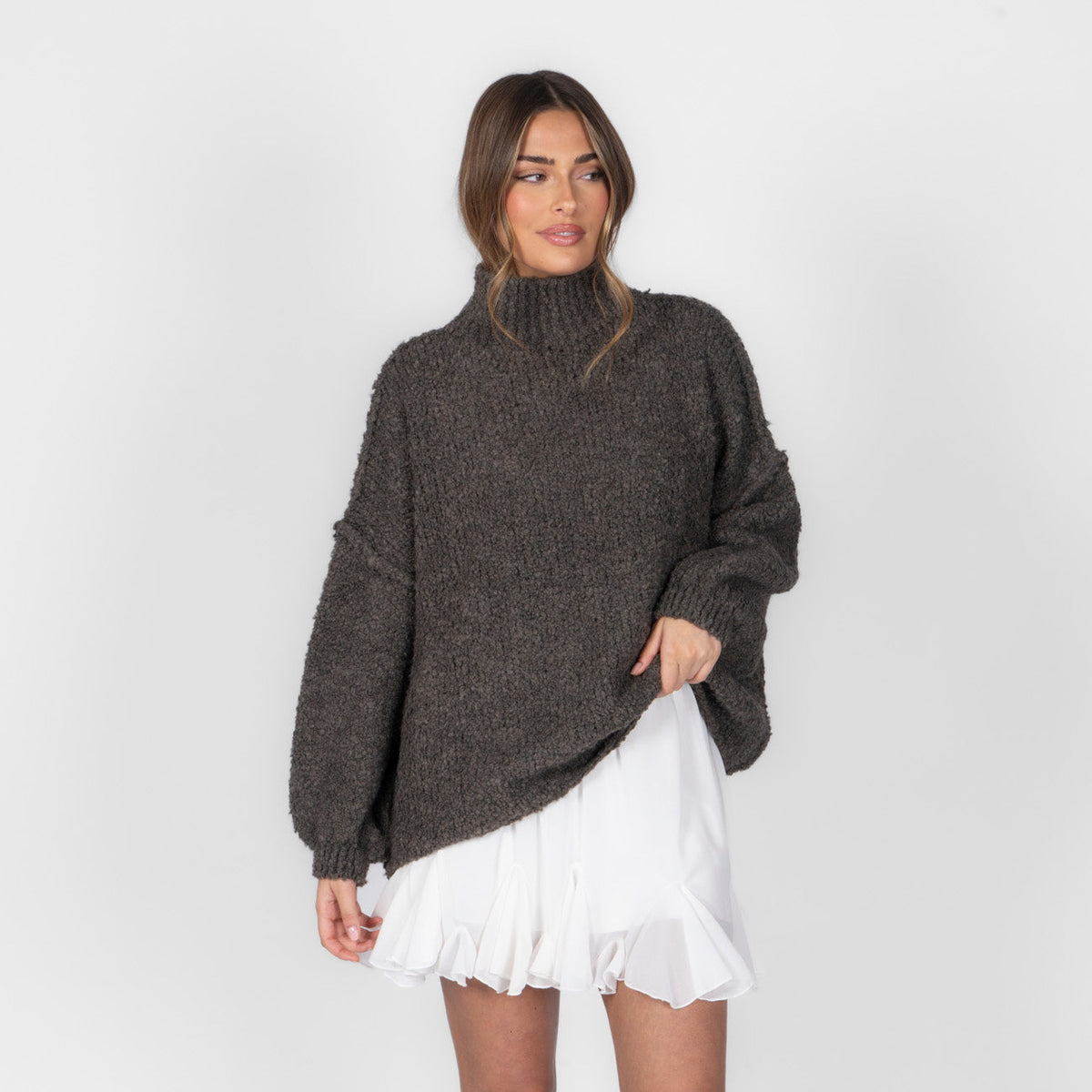 Bouclé Oversize Pullover "CasualCozy"