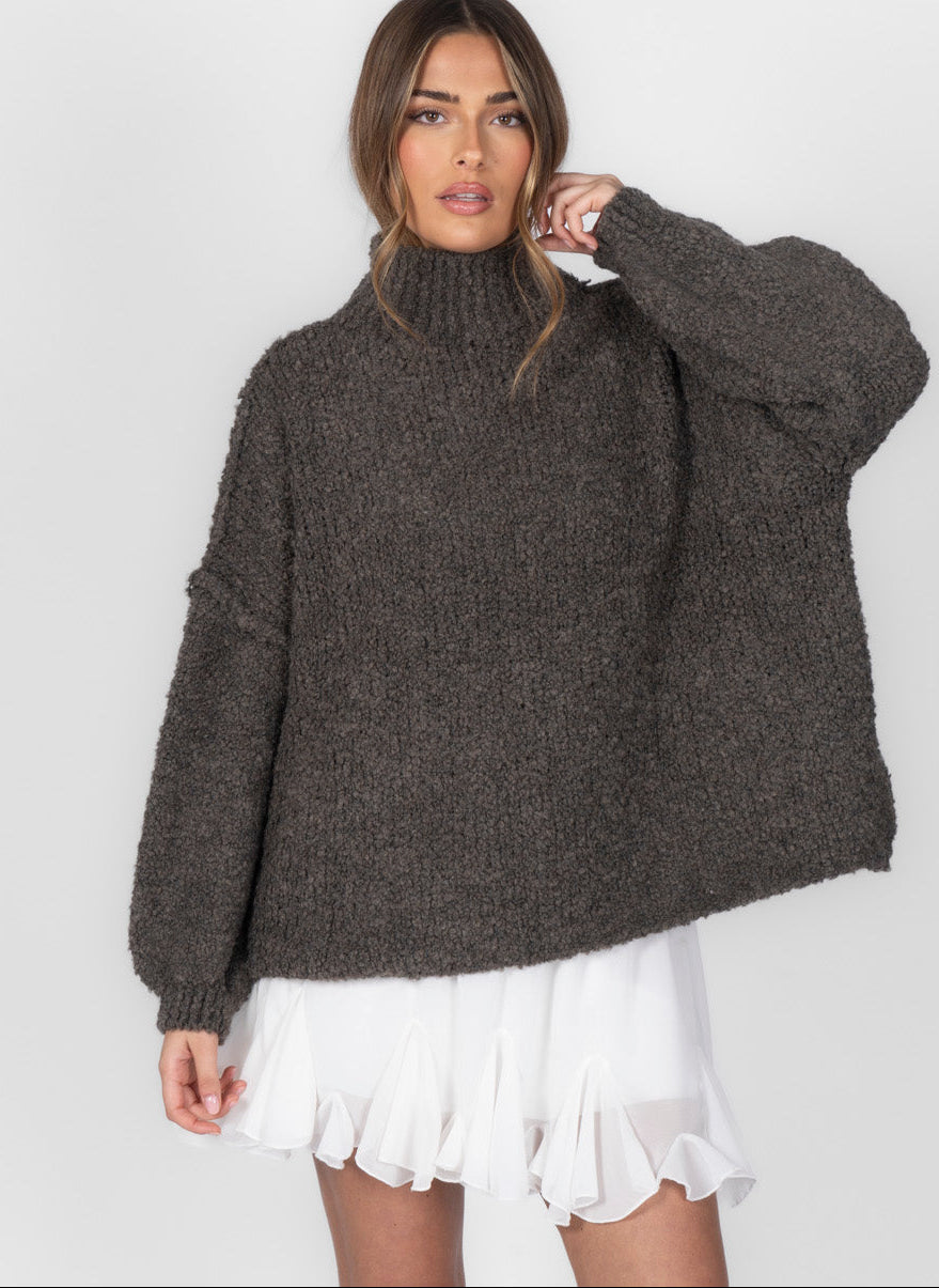 Bouclé Oversize Pullover "CasualCozy"