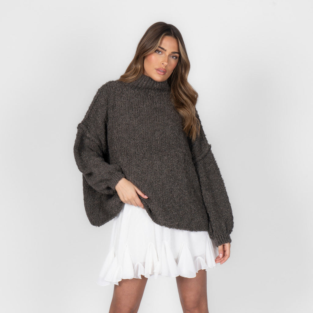 Bouclé Oversize Pullover "CasualCozy"