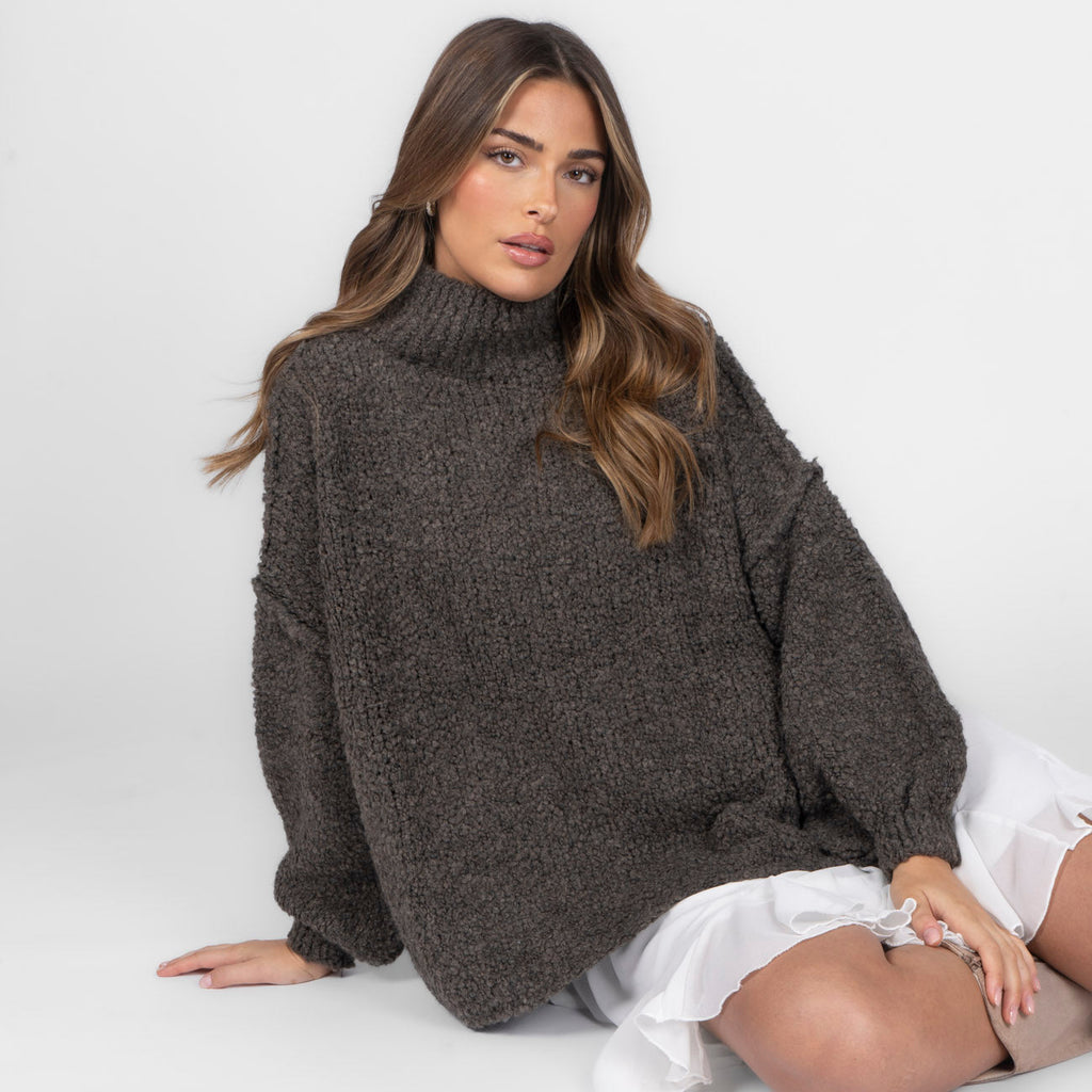 Bouclé Oversize Pullover "CasualCozy"