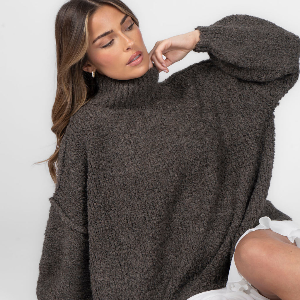 Bouclé Oversize Pullover "CasualCozy"