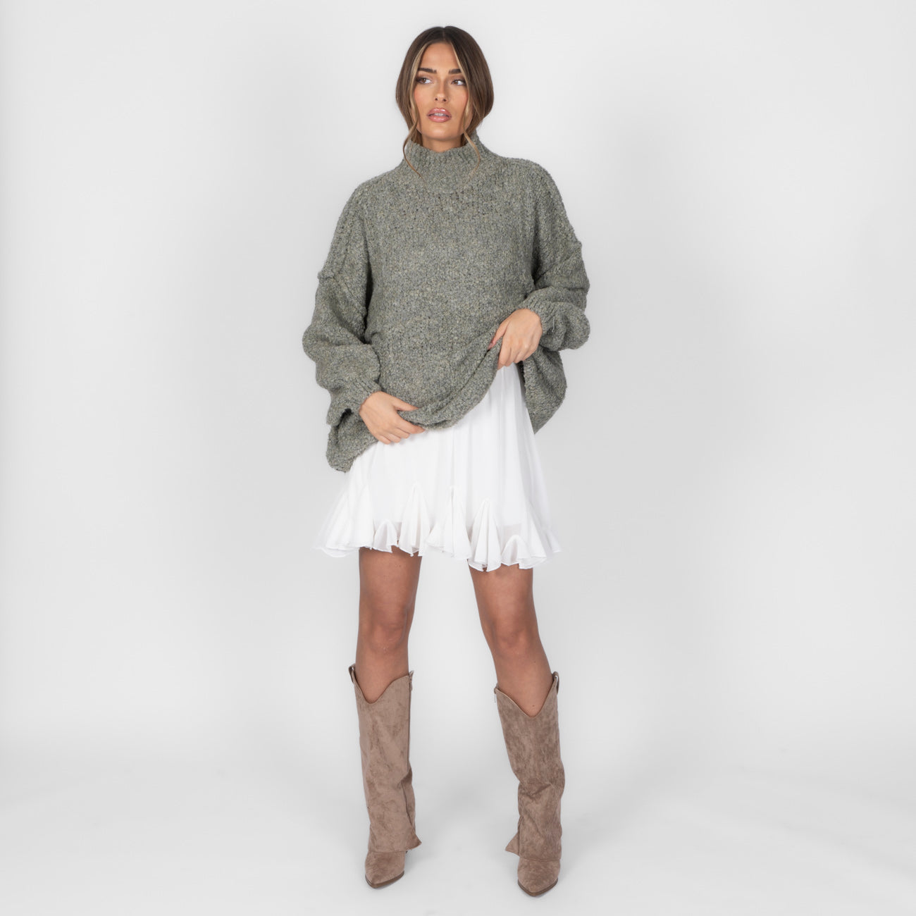 Bouclé Oversize Pullover "CasualCozy"