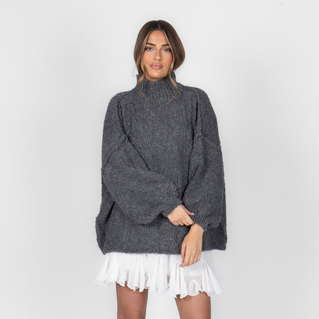 Bouclé Oversize Pullover "CasualCozy"