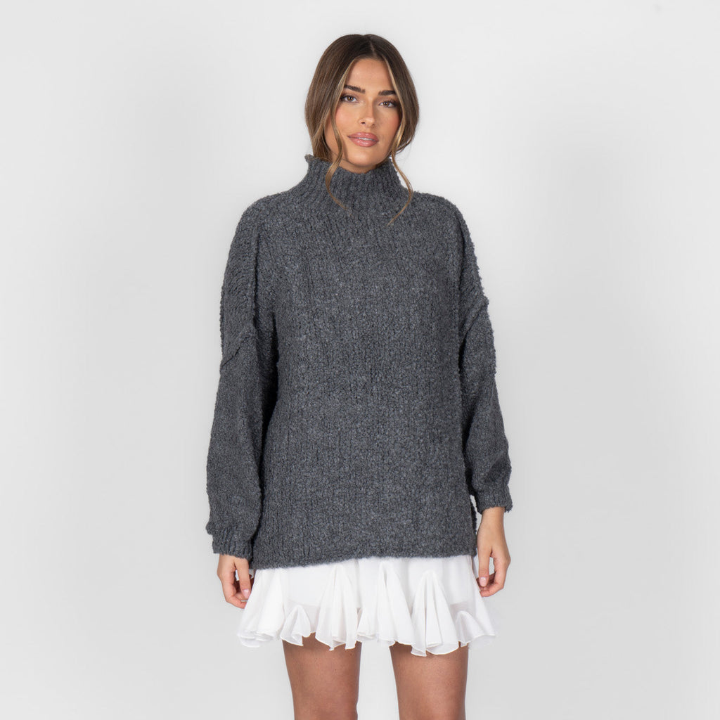 Bouclé Oversize Pullover "CasualCozy"