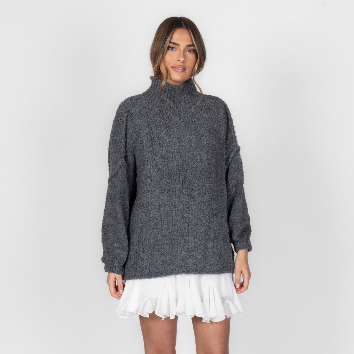 Bouclé Oversize Pullover "CasualCozy"