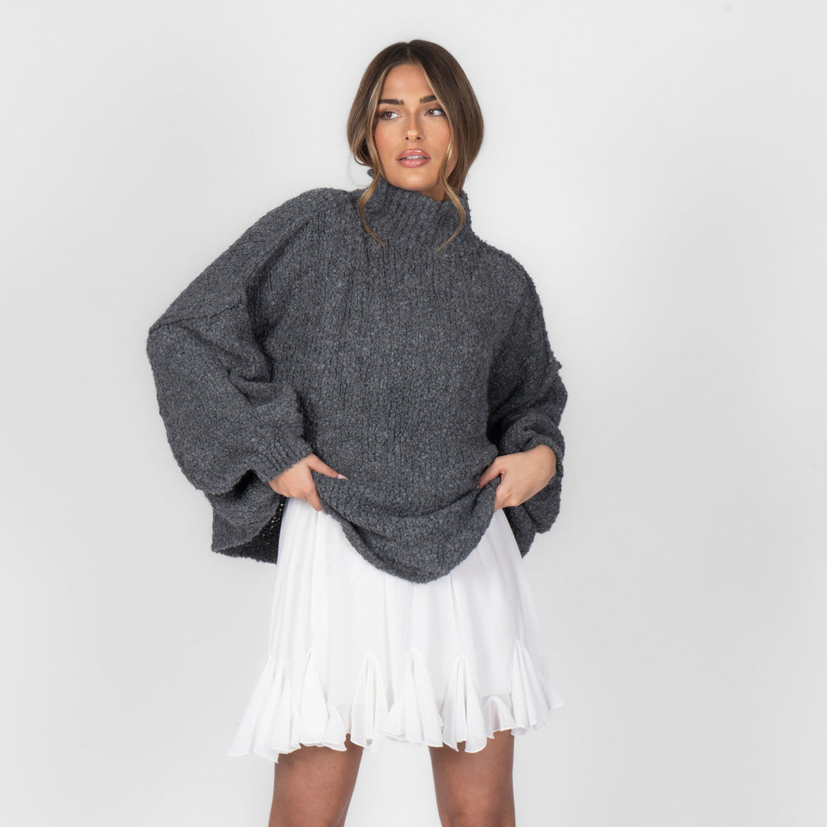 Bouclé Oversize Pullover "CasualCozy"