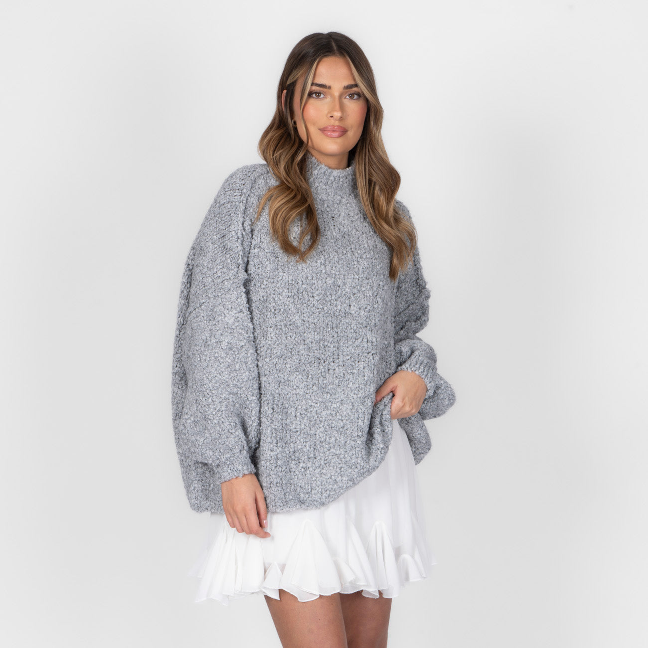 Bouclé Oversize Pullover "CasualCozy"