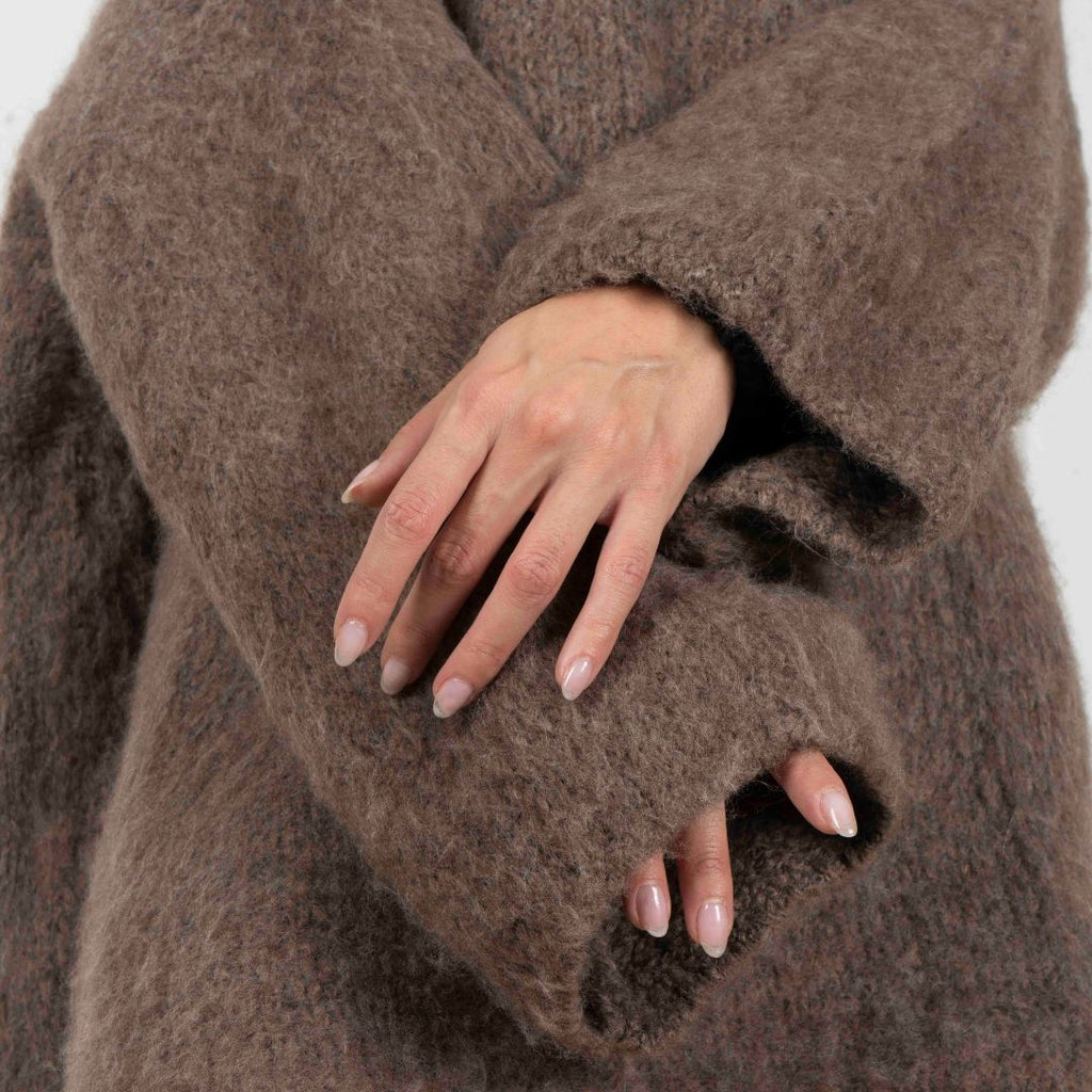 Ultra-Soft Off-Shoulder Pulloverkleid