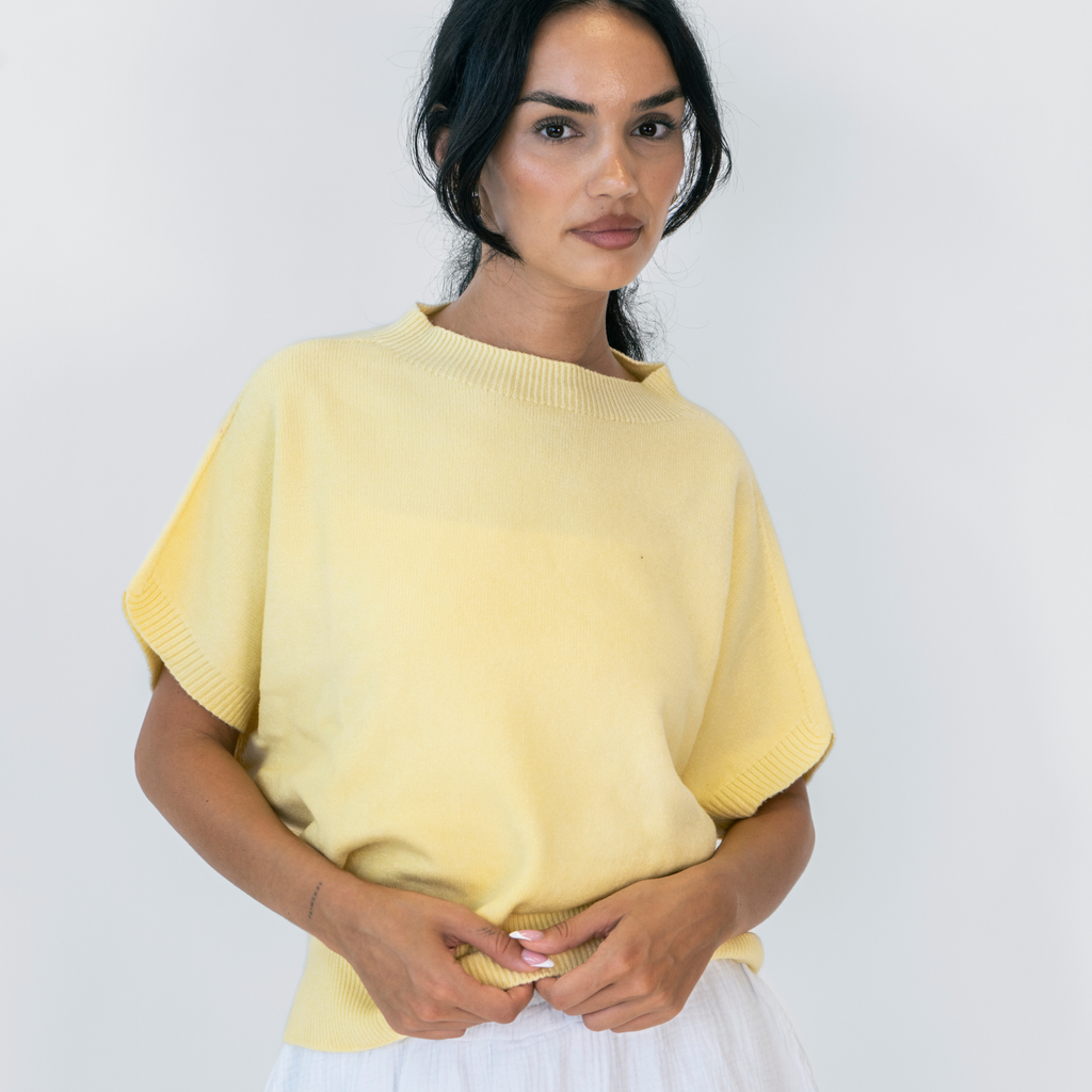 Ärmelloses Knit-Top