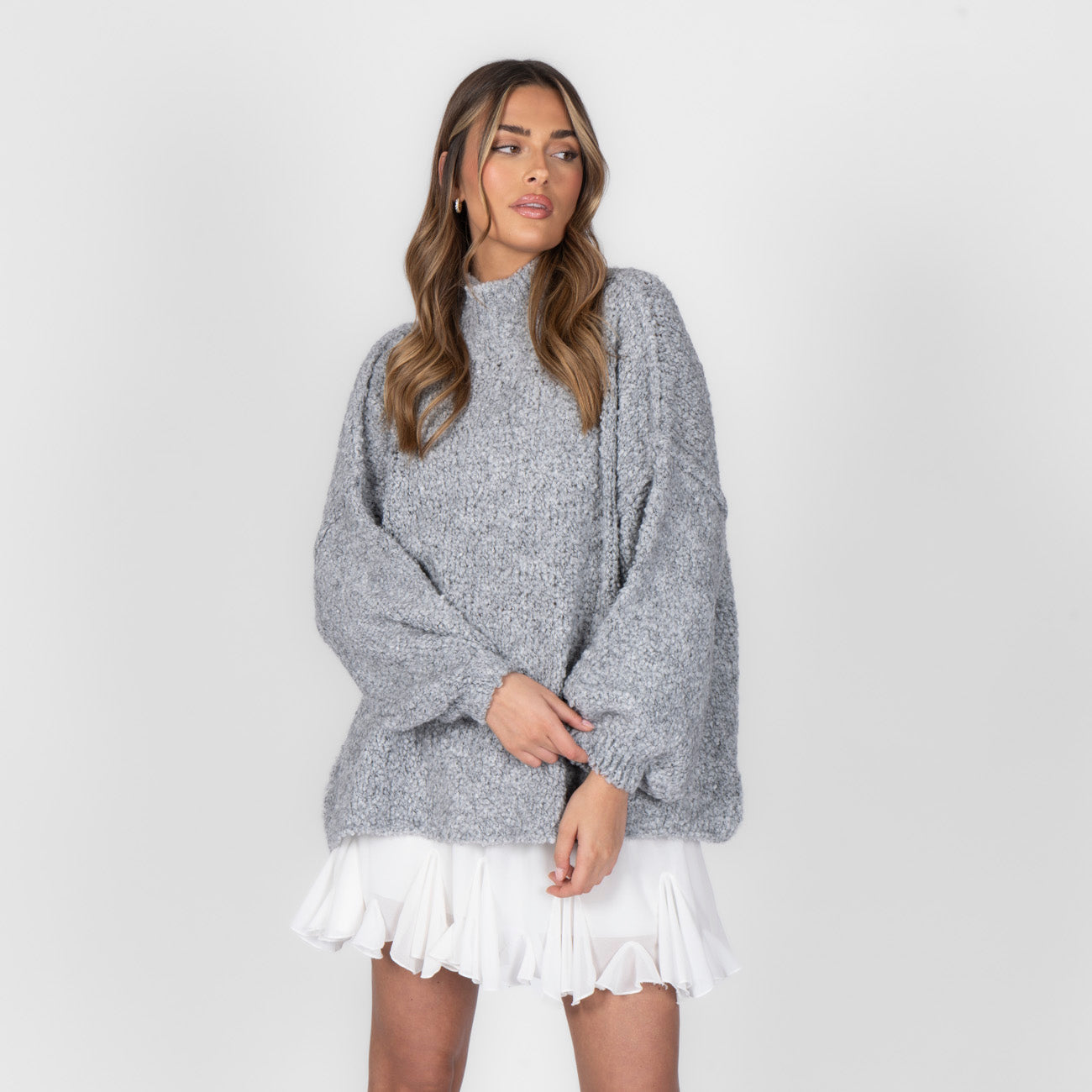 Bouclé Oversize Pullover "CasualCozy"