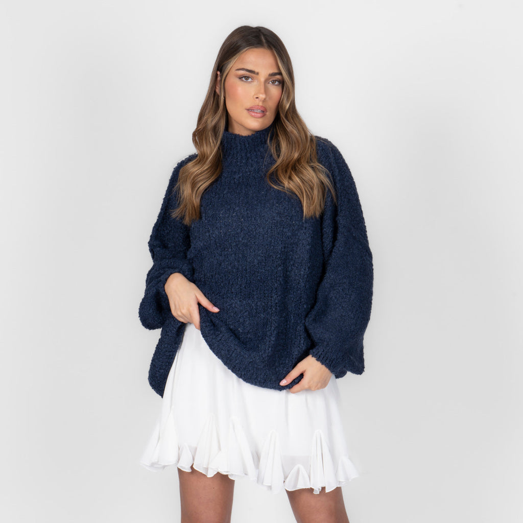 Bouclé Oversize Pullover "CasualCozy"