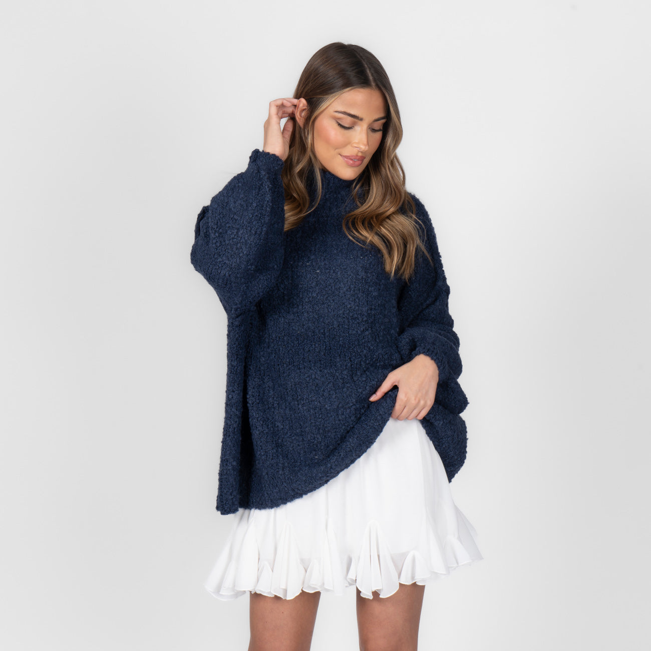 Bouclé Oversize Pullover "CasualCozy"