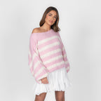 Fluffy Stripe Knit
