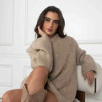 Ultra-Soft Off-Shoulder Pulloverkleid