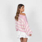 Fluffy Stripe Knit