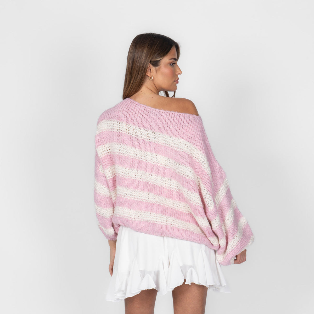 Fluffy Stripe Knit