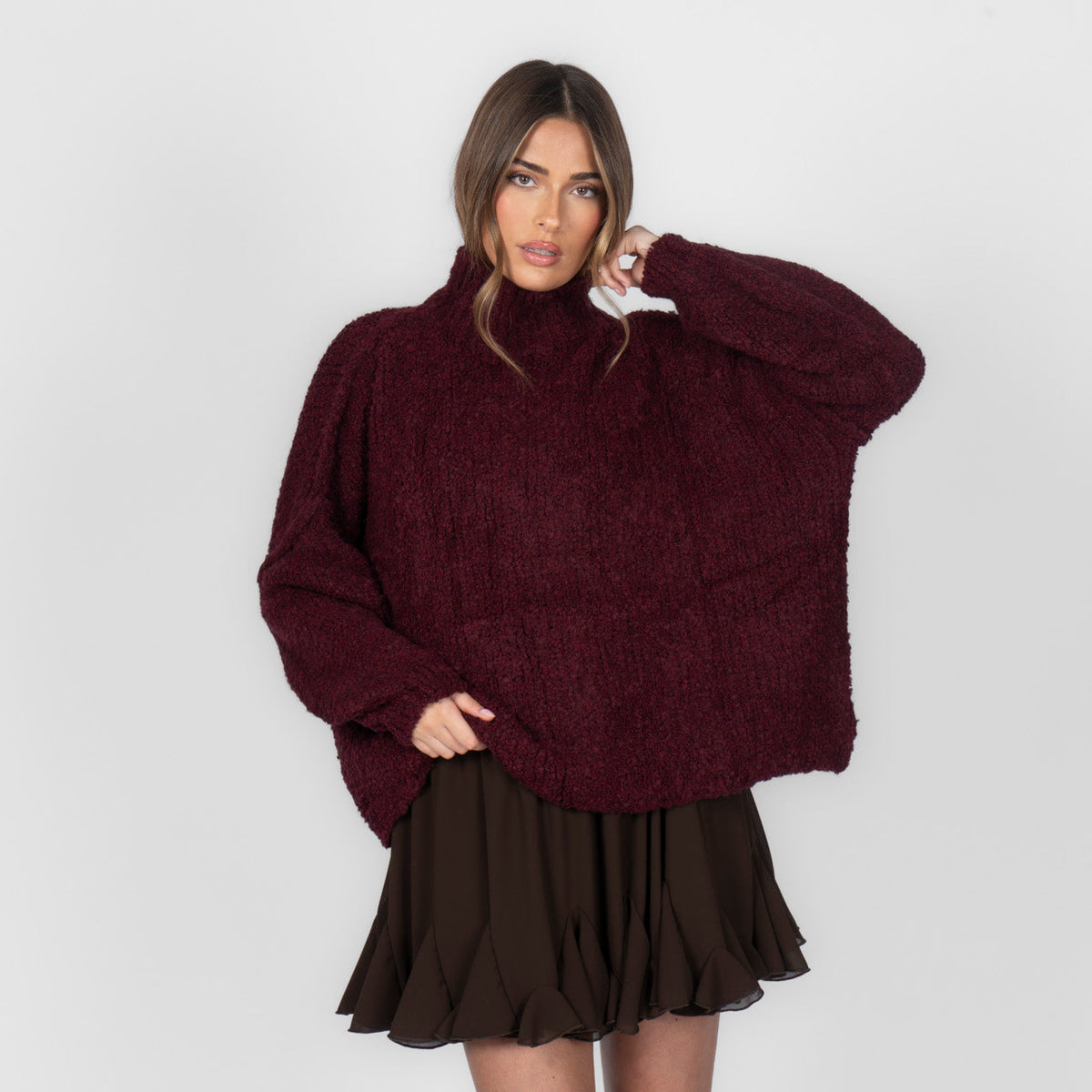 Bouclé Oversize Pullover "CasualCozy"