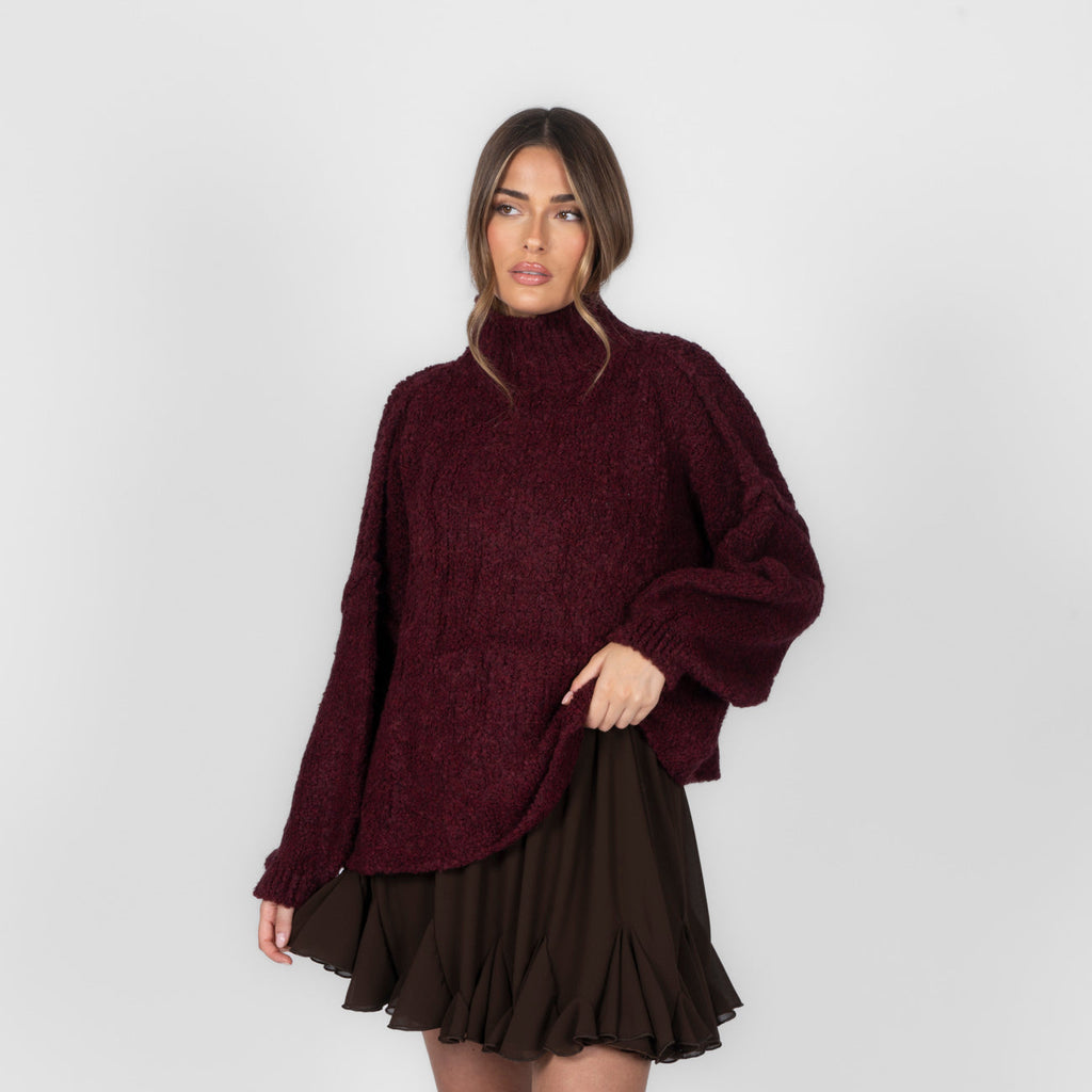 Bouclé Oversize Pullover "CasualCozy"