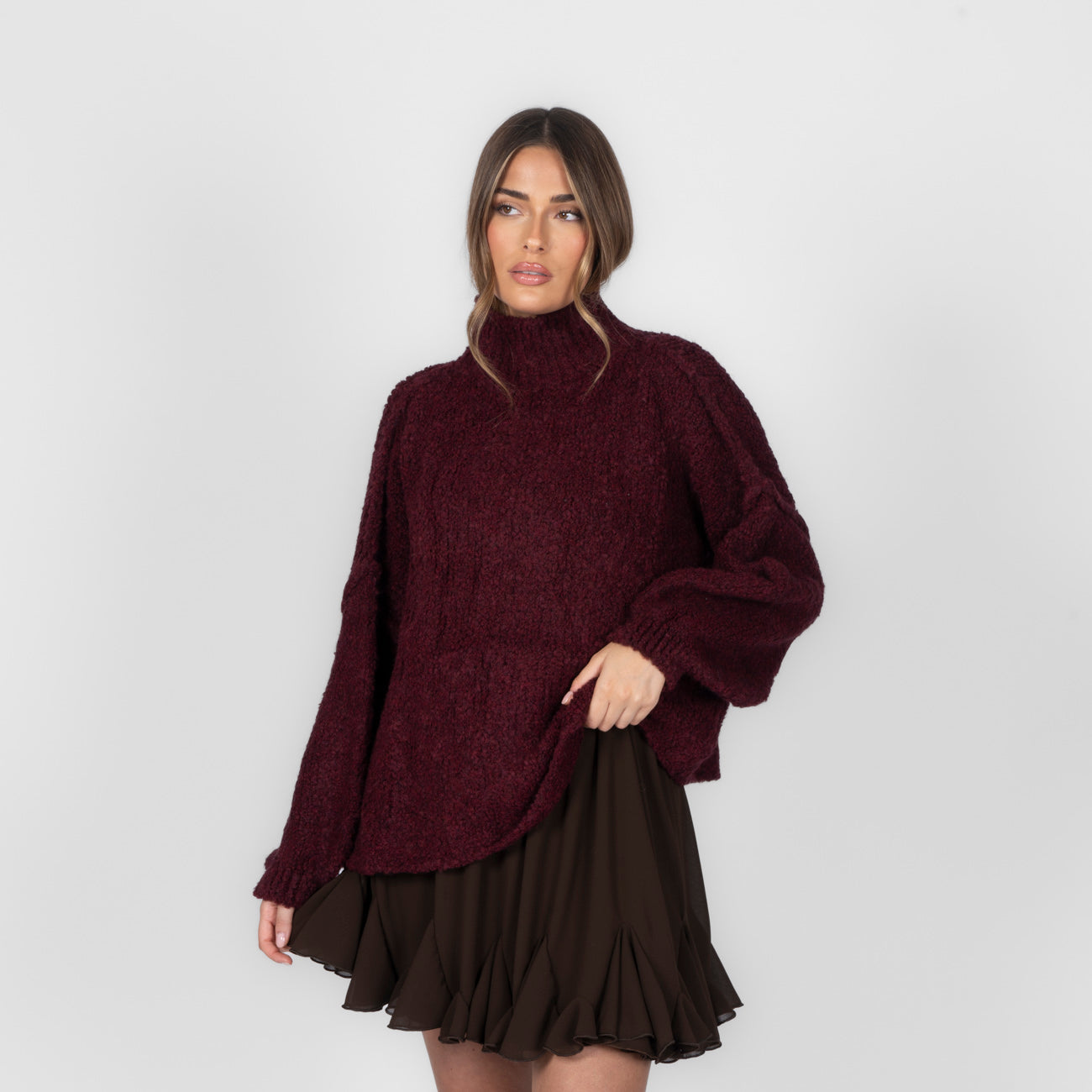 Bouclé Oversize Pullover "CasualCozy"