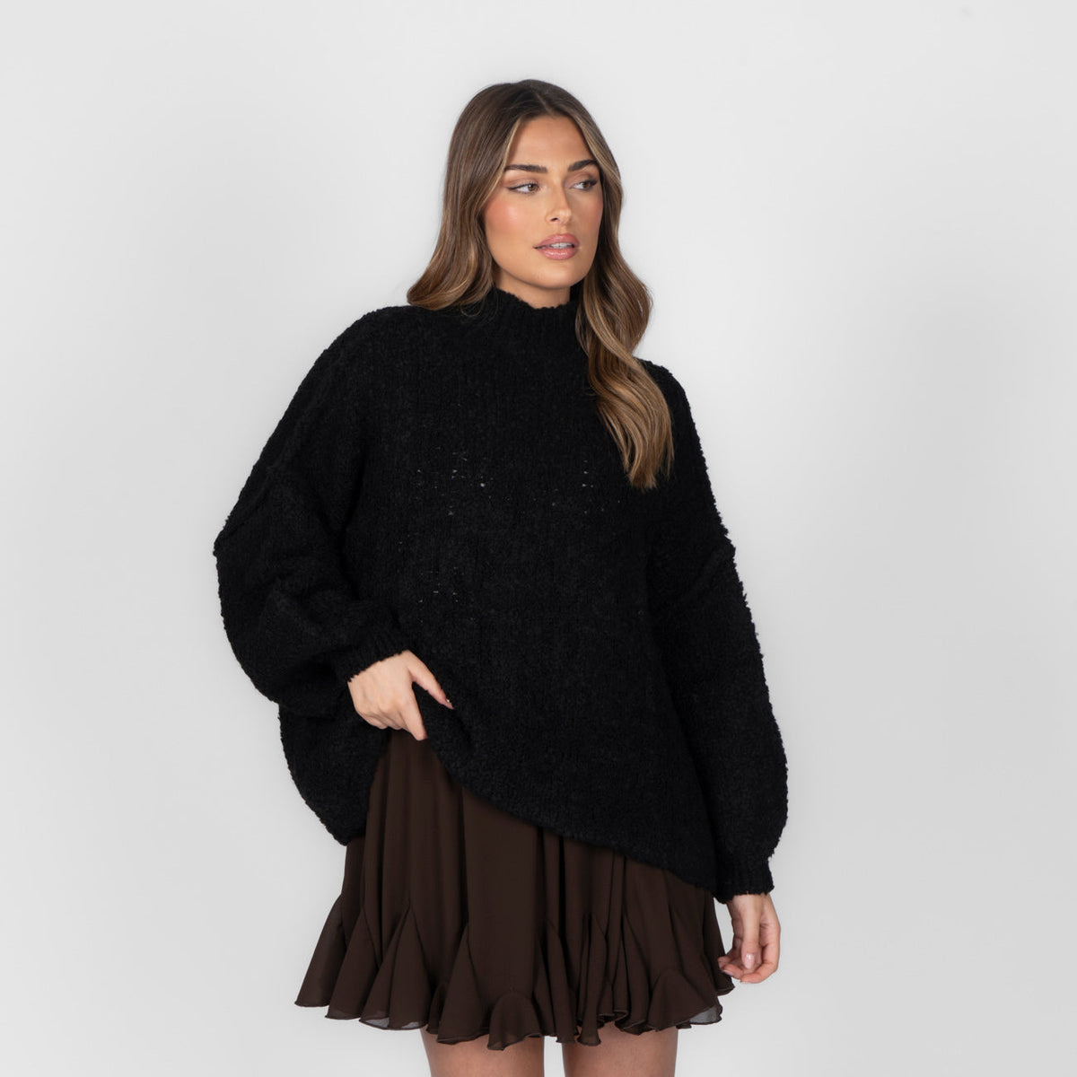 Bouclé Oversize Pullover "CasualCozy"