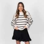 Oversize Cozy Stripes Pullover
