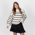 Oversize Cozy Stripes Pullover