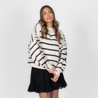 Oversize Cozy Stripes Pullover