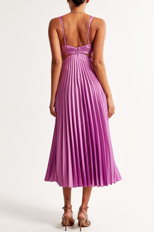 Elsa | Elegantes Plissiertes Maxikleid