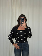 Polka Dot Knit Set