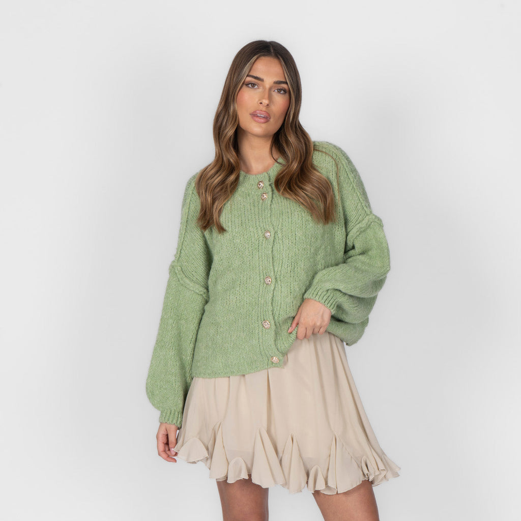 Oversized Cardigan Short "CozyGlam"
