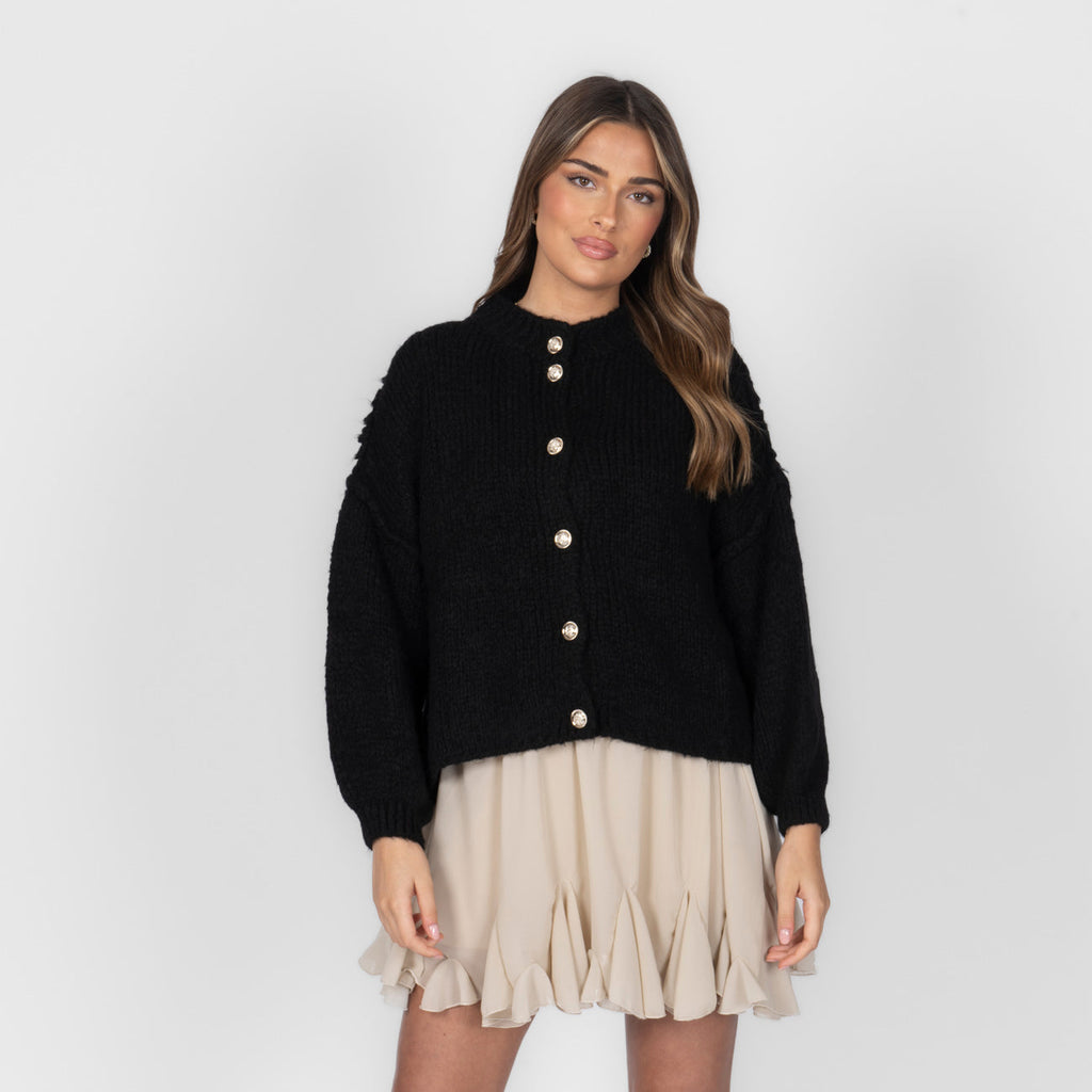 Oversized Cardigan Short "CozyGlam"