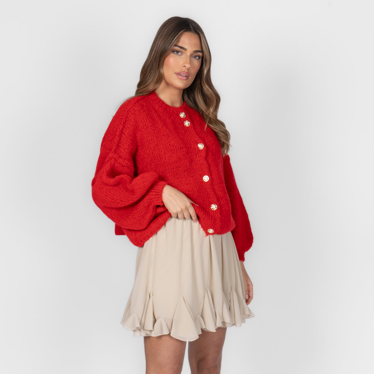 Oversized Cardigan Short "CozyGlam"