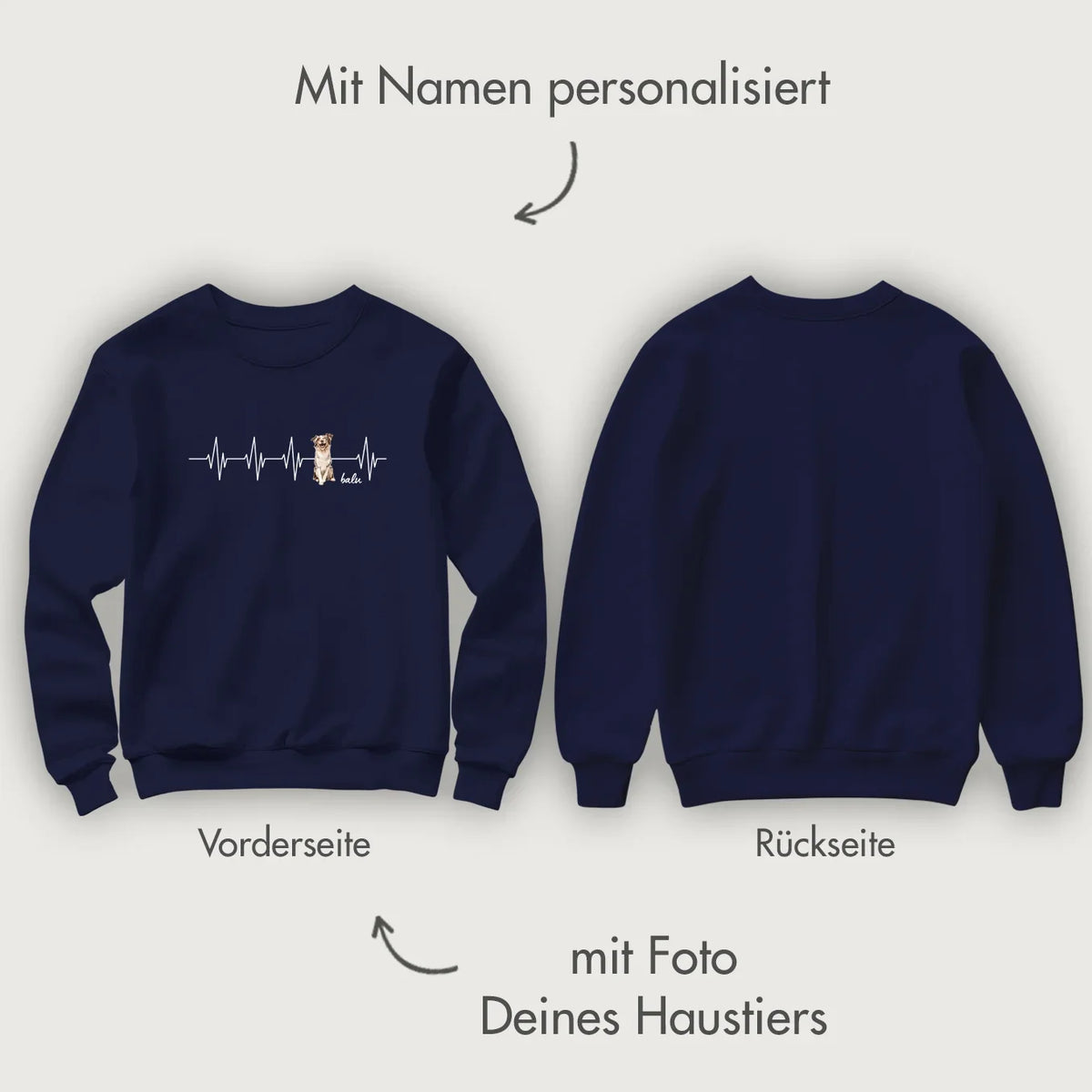 Sweater ''Herzschlag Haustier''